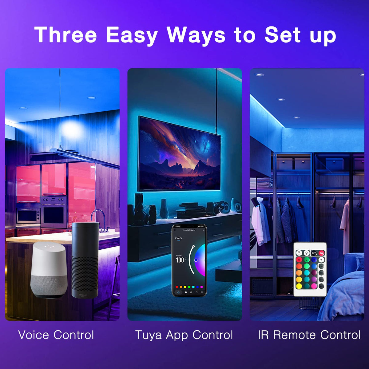 DAYBETTER LED strip syncs colors to music for dynamic vibes