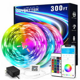 DAYBETTER LED strip remote control for quick color changes and ambiance