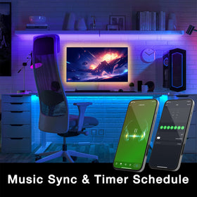 DAYBETTER RGB LED strip offers vivid color-changing lighting