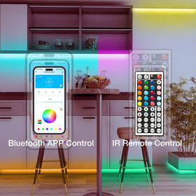 DAYBETTER LED strip timer function enables scheduled lighting