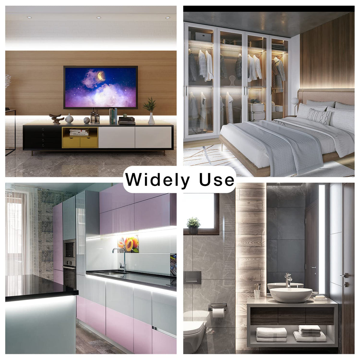 Daybetter LED strip ideal for TV backlight and cabinet accents
