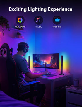 DAYBETTER Smart LED Light Bar behind TV creates cinematic mood