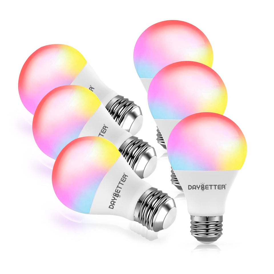 DAYBETTER smart light bulb in-app control for instant lighting scenes.