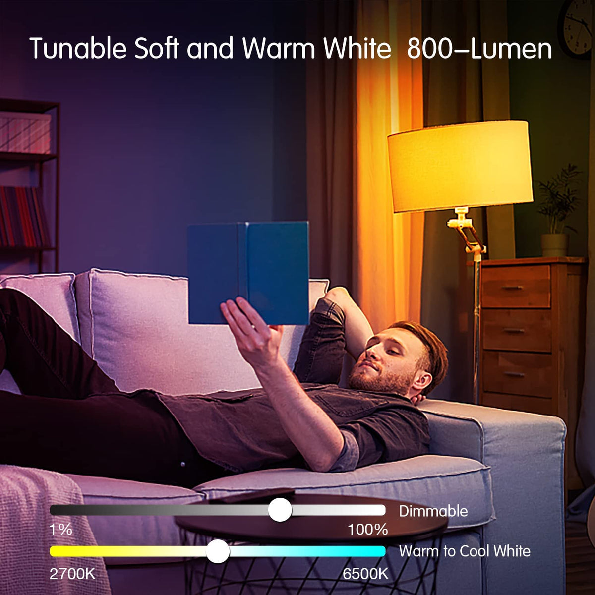 DAYBETTER Smart Light Bulbs E26/E27 base fits standard fixtures for easy installation