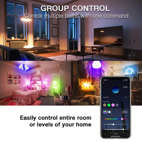 DAYBETTER Smart Light Bulbs party mood lighting for entertaining moments