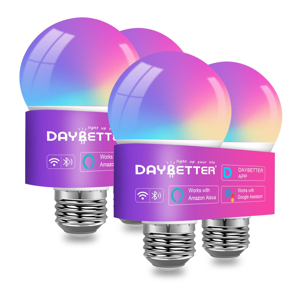 DAYBETTER smart bulbs with voice control for hands-free lighting