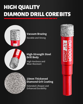 DAYDOOR cooling lubricant tip demonstrates integrated cooling for smoother drilling