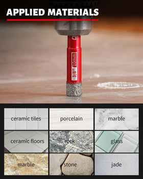 DAYDOOR diamond core bits brazed on steel for long wear resistance