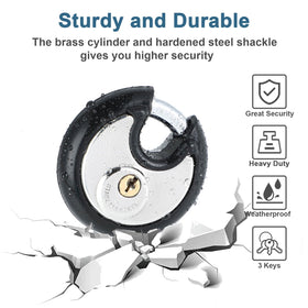 DAYGOS weatherproof padlock made for rust resistance and outdoor durability