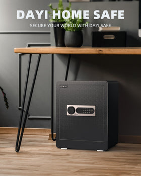 DAYI Safe Box built-in hooks organize accessories for easy retrieval.