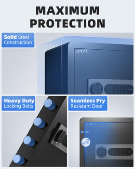 DAYI Safe Box digital keypad provides quick code access for everyday convenience.