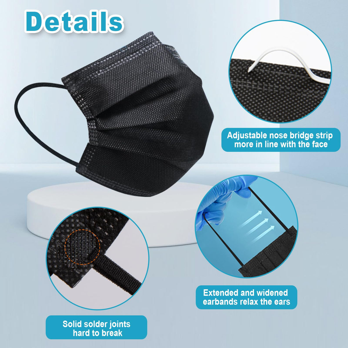 DAYSOY skin-friendly inner layer provides soft comfort.