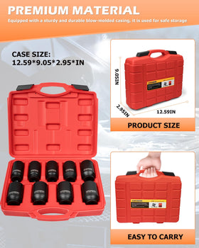 DAYUAN 35mm socket delivers robust leverage for axle work.