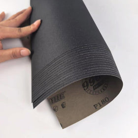 Dazefree 180 grit sandpaper for roughing surfaces before staining
