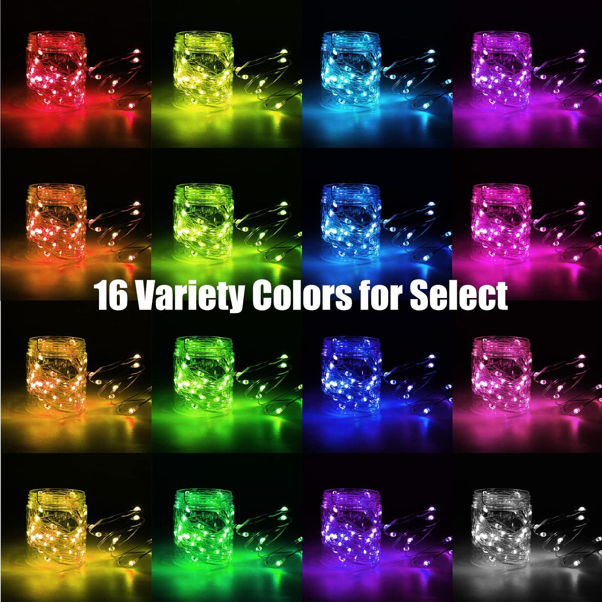 Dazzle Bright battery-operated fairy lights for flexible placement indoors or outdoors