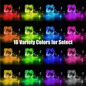 Dazzle Bright battery-operated fairy lights for flexible placement indoors or outdoors