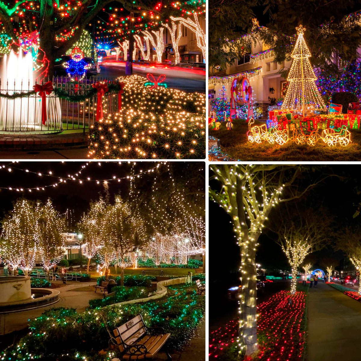 Dazzle Bright warm white glow enhances outdoor spaces at night