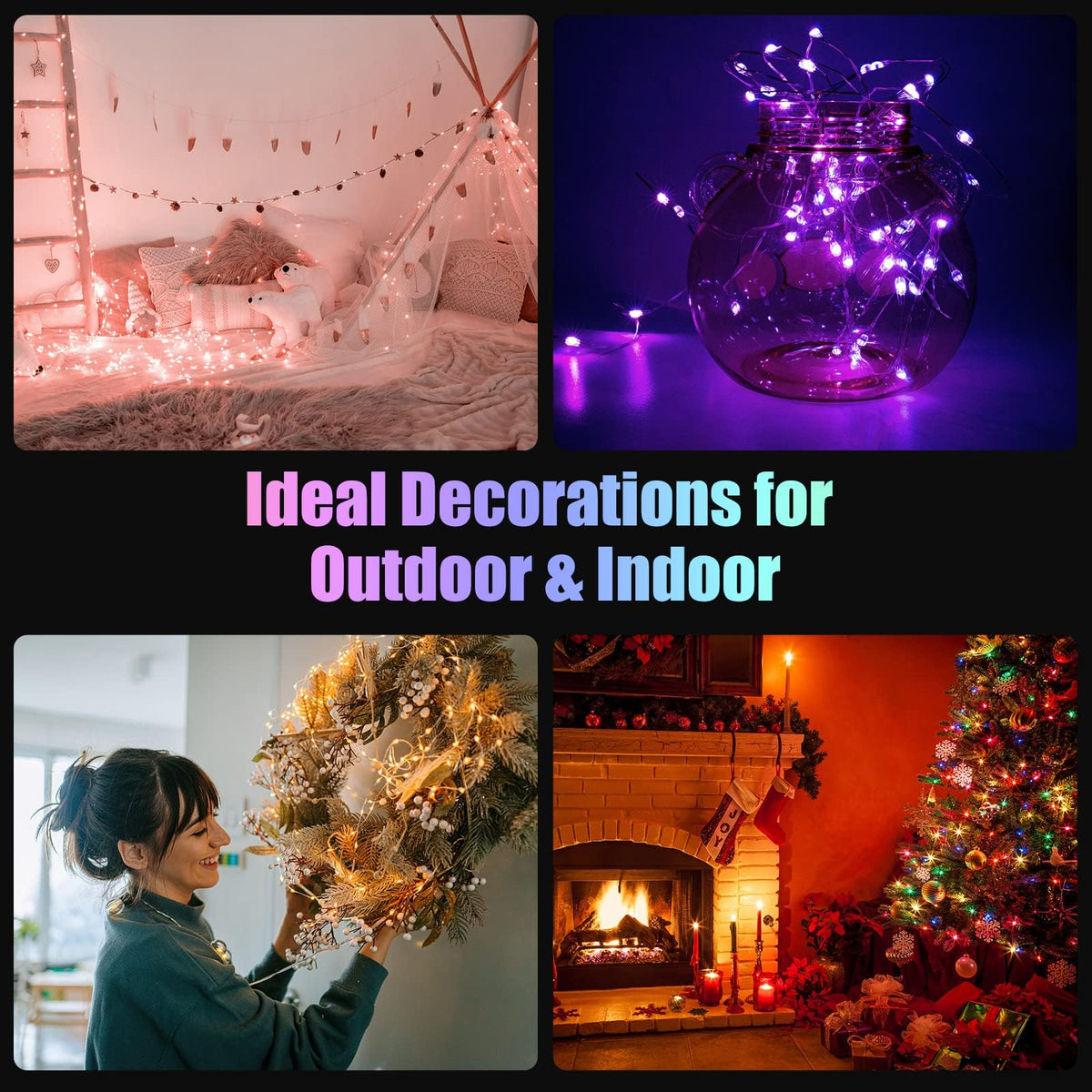 Dazzle Bright RGB color modes via remote for mood lighting