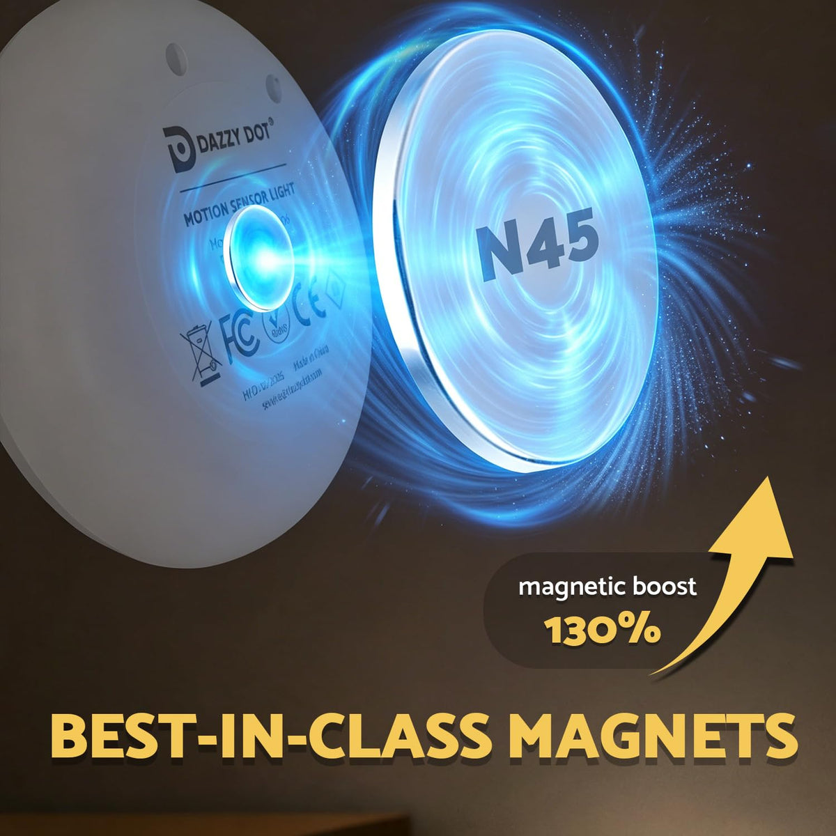 DAZZY DOT dimmable brightness adapts to your space.