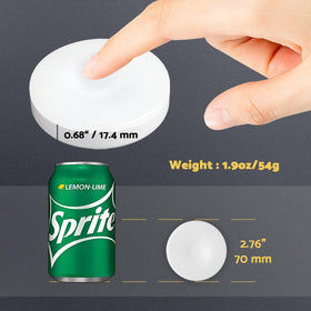 DAZZY DOT compact puck light design fits small spaces and bags