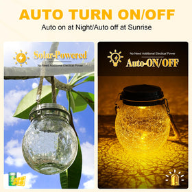 DBF solar panel lantern charges in direct sunlight.