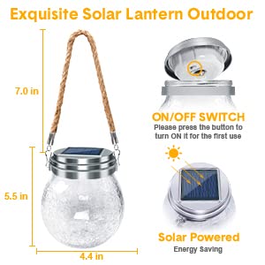 DBF lantern is waterproof and durable for outdoor use.