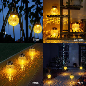 DBF Solar Lanterns 2-pack ready for sun-powered setup anywhere