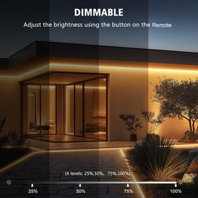 DBFAIRY remote control eight modes for tailored outdoor scenes.