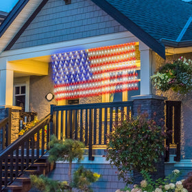 DBFAIRY flag net lights showcase a bold 6.5ft display