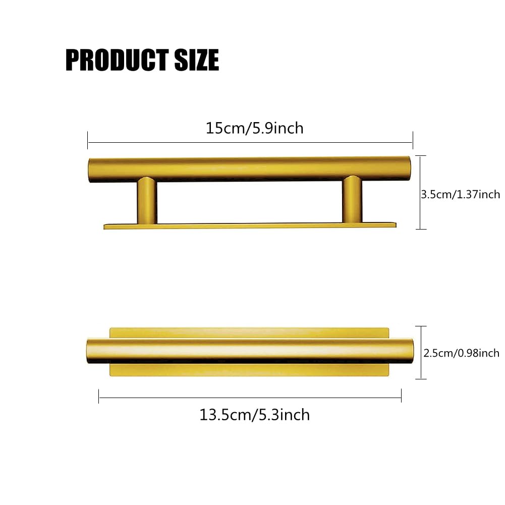 DBTHTSK adhesive push-pull handle close-up showing sticky pad