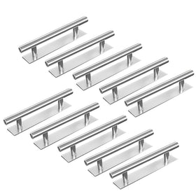 DBTHTSK self-stick push-pull handle in silver for easy grip on smooth surfaces