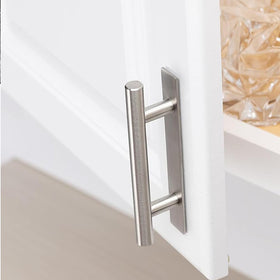 DBTHTSK silver push-pull handle suits glass, tile, stainless steel, and wood