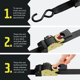 DC Cargo Mall break strength 1522 lb badge emphasizes reliable restraint