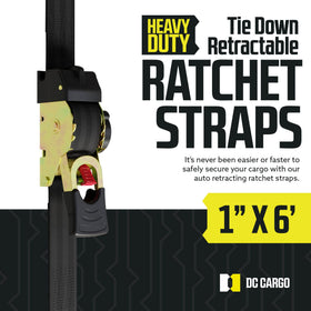 DC Cargo Mall ratchet mechanism close-up for quick tensioning