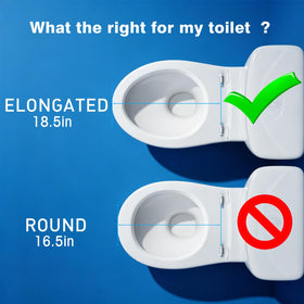 DCET bidet seat rear wash nozzle for thorough cleaning