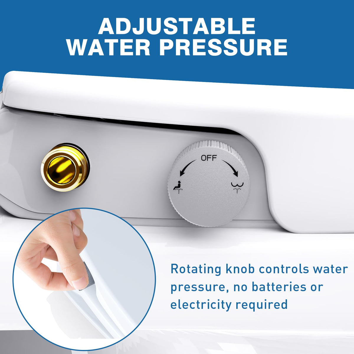 DCET bidet seat soft close lid reduces slams and noise