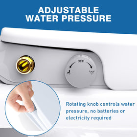 DCET bidet seat soft close lid reduces slams and noise