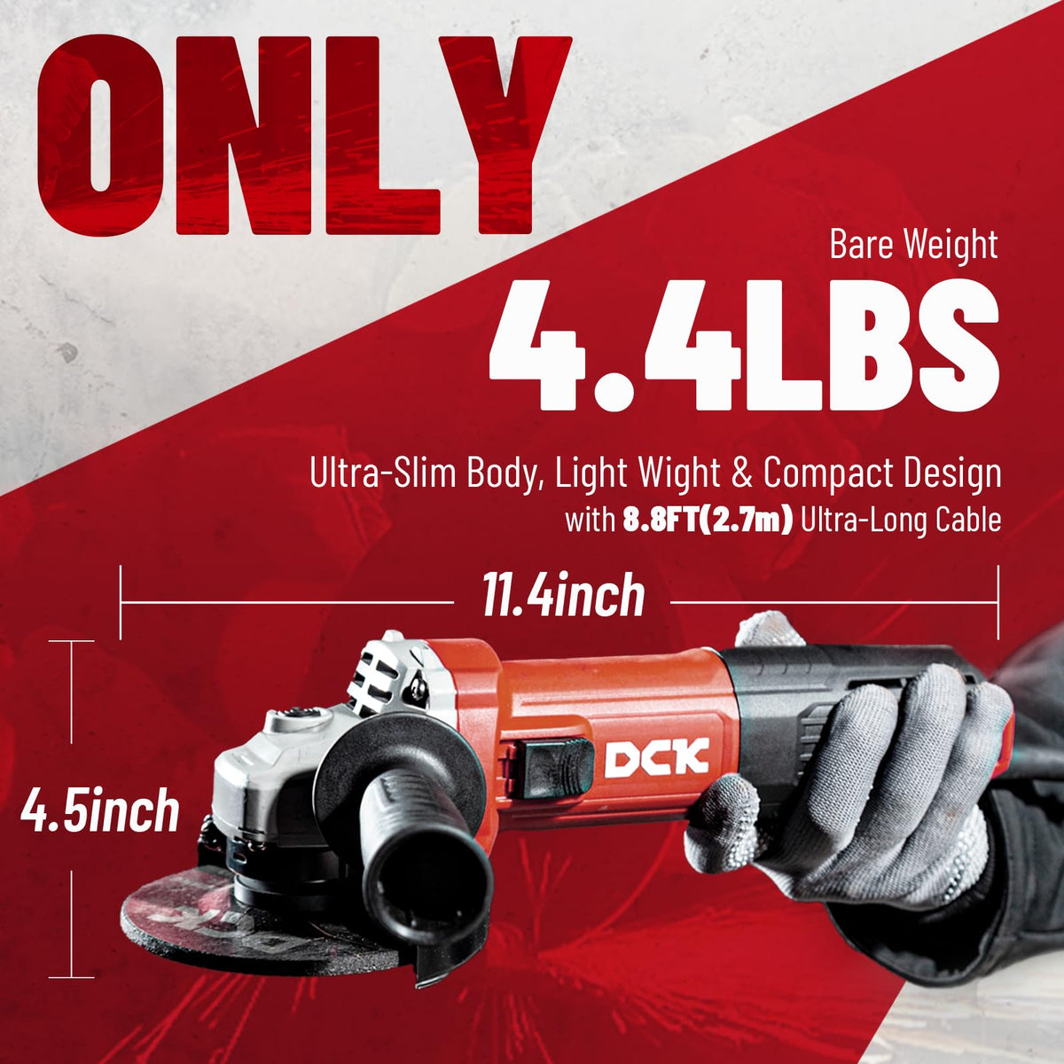 DCK 4-1/2 inch grinder wheels kit for versatile cutting and grinding