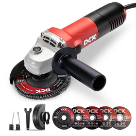 DCK Angle Grinder with compact ergonomic design for comfortable long use.