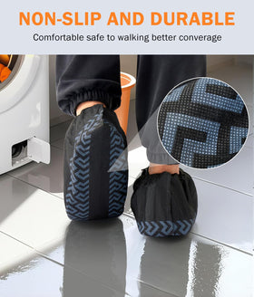 DclobTop tear-resistant, stretch booties stay secure during wear.