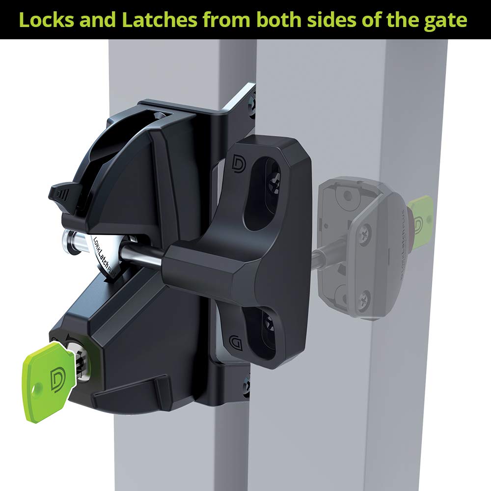 DD Technologies LL3PWA LokkLatch Plus side view highlighting easy grip and locking mechanism