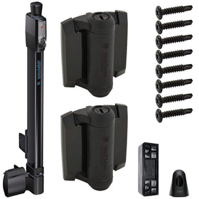 D&D Technologies MagnaLatch top-pull latch enhances pool gate safety.