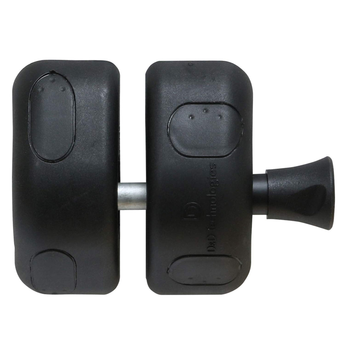 D&D Technologies MagnaLatch side-pull on metal gate shows reliable magnetic latching