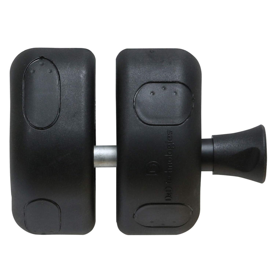 D&D Technologies MagnaLatch side-pull on metal gate shows reliable magnetic latching