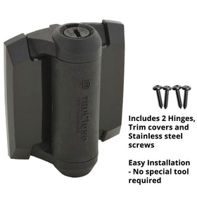 D&D Technologies TruClose polymer construction resists rust and reduces maintenance.