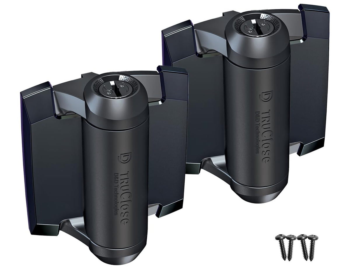 D&D Technologies TruClose regular-duty hinge for square metal gates up to 66 lb.
