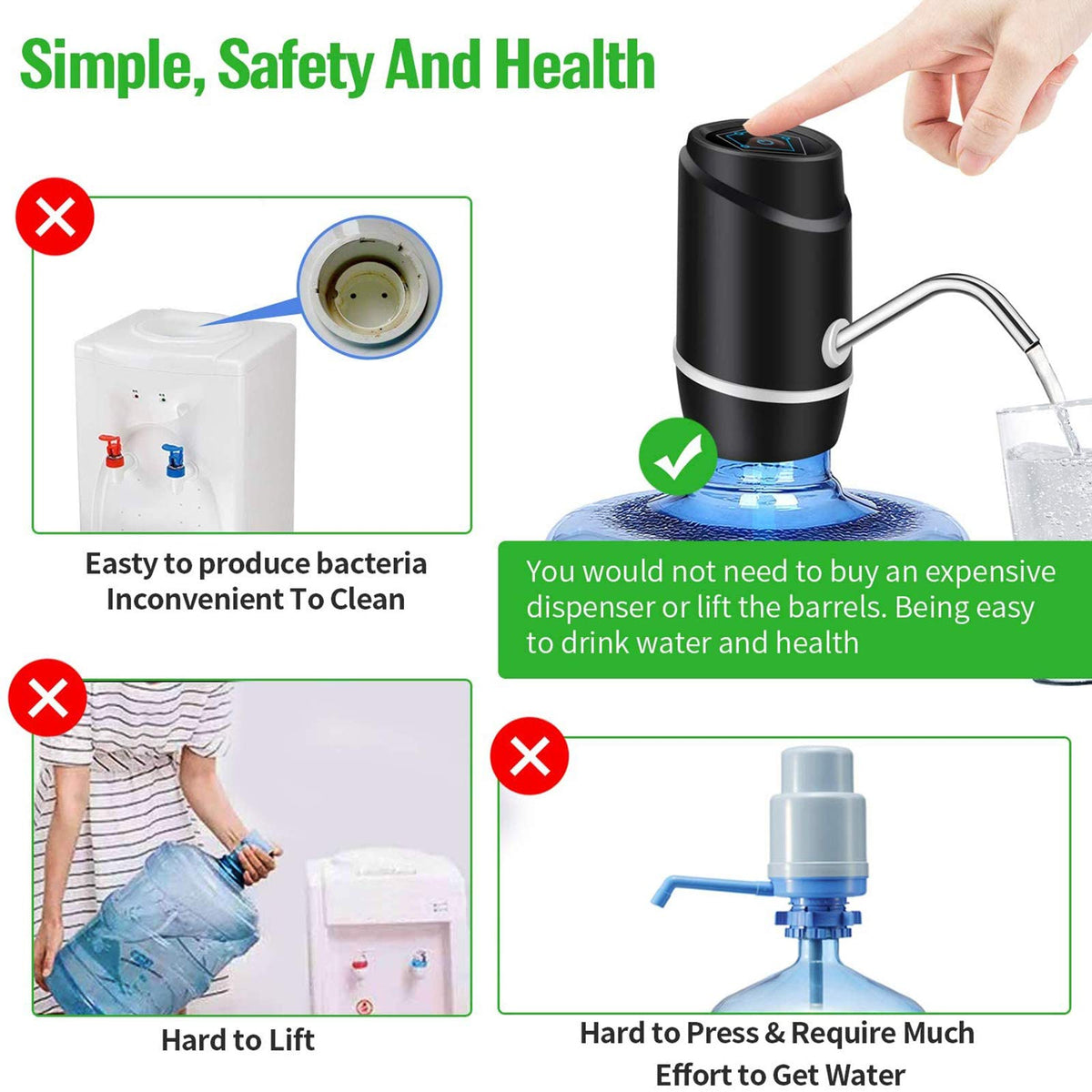 D DATADAGO includes two silicone hoses for versatile bottle compatibility