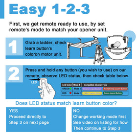 DDcafor LiftMaster remote packaging with battery ready to replace lost remotes.