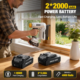 DDKUN dual battery setup with fast charger for longer sessions.