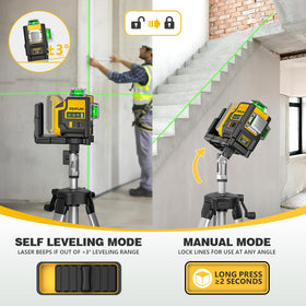 DDKUN laser level outdoor pulse mode supports detectors in sunlight.